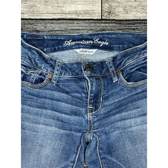 American Eagle Super Hi Rise Skinny Jeans Stretch - Picture 4 of 7